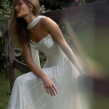 The Venetia Corset and Chiffon Maxi Skirt Set