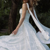 The Venetia Corset and Chiffon Maxi Skirt Set