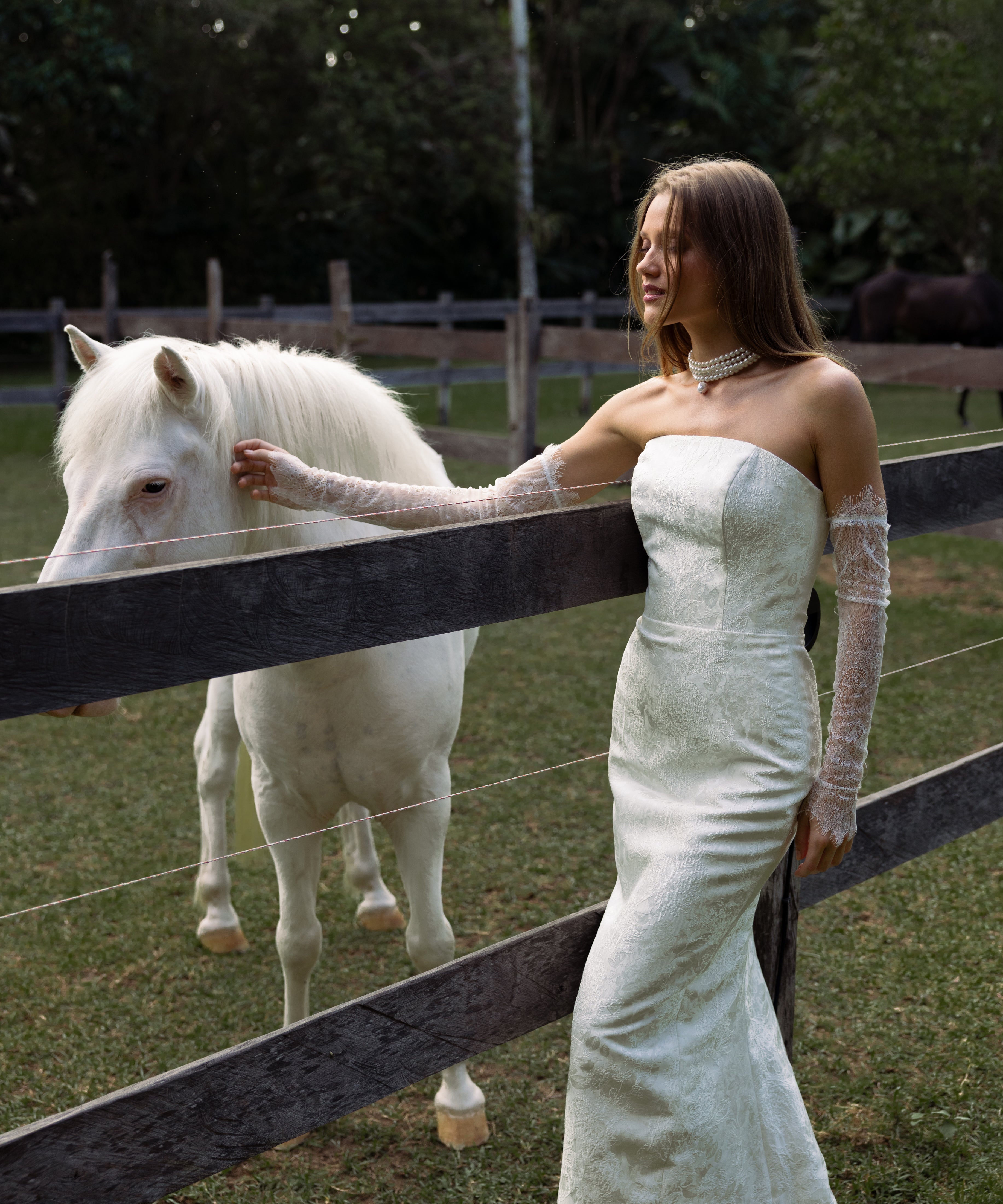 The Diana Column Gown