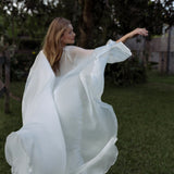 The Catherine Silk Cape