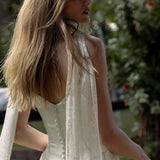 The Venetia Corset and Chiffon Maxi Skirt Set